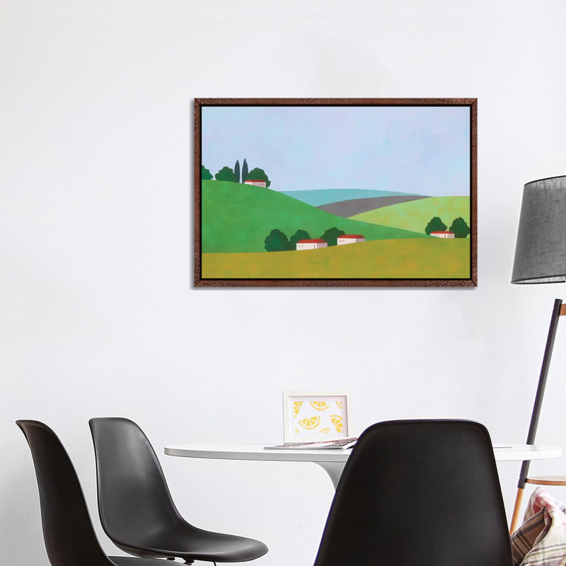 Amikam 1 Piece Painting on Canvas, 101.6 cm H x 66.04 cm W, Classic Brown Wood Framed