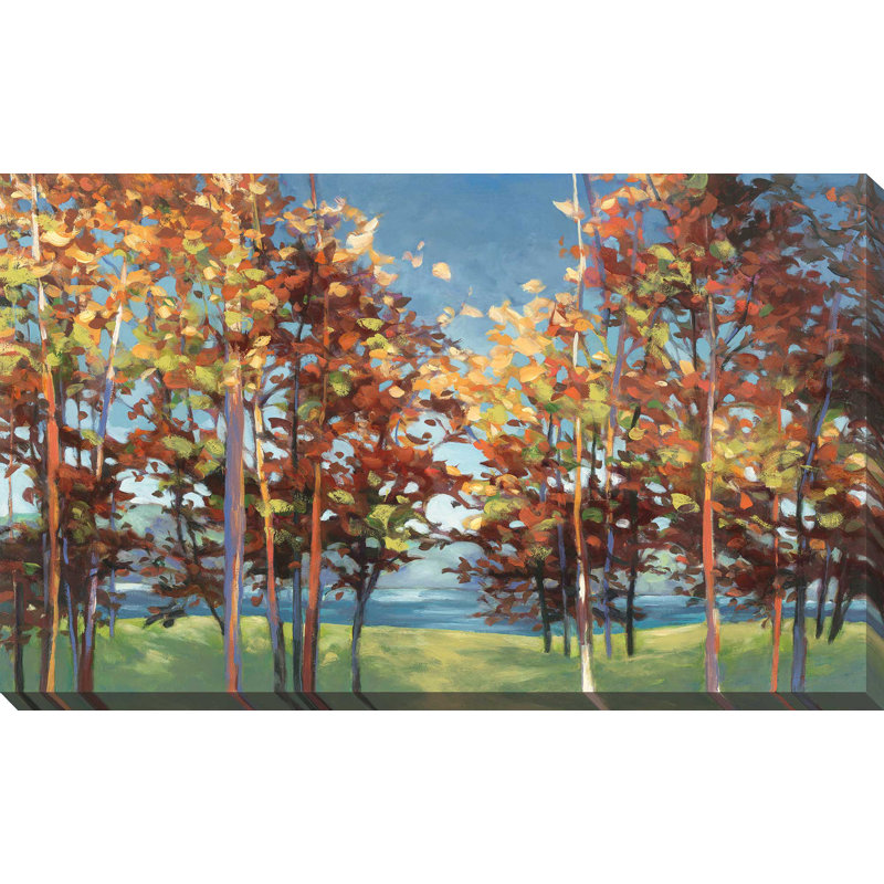 " Kaleidoscope " by Julia Purinton, 36" H x 60" W x 1.5" D, Wrapped Canvas