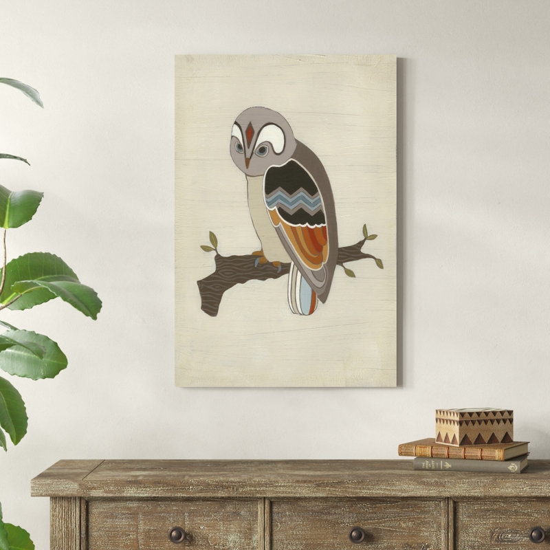 Chevron hibou II, H 36 po x l 24 po x P 1,25 po