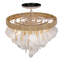 Metropolitan 4 Lights Semi Flush In Autumn White Finish