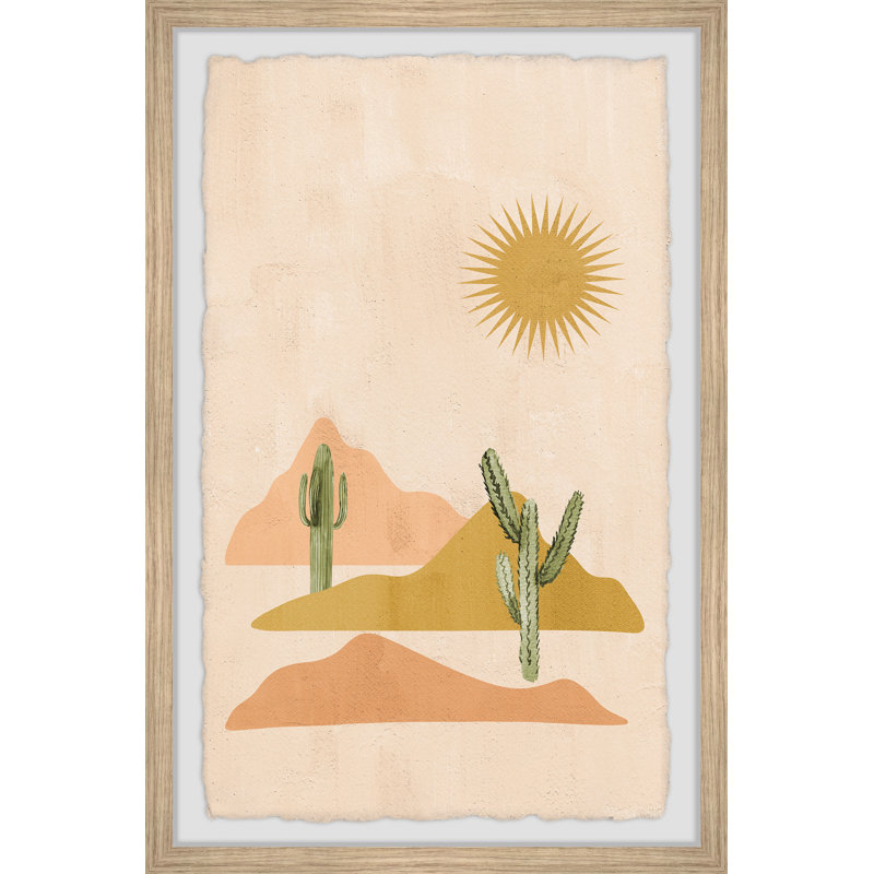 Desert Hills by Marmont Hill - Single Picture Frame Painting, 61cm H x 41cm W x 3.81cm D