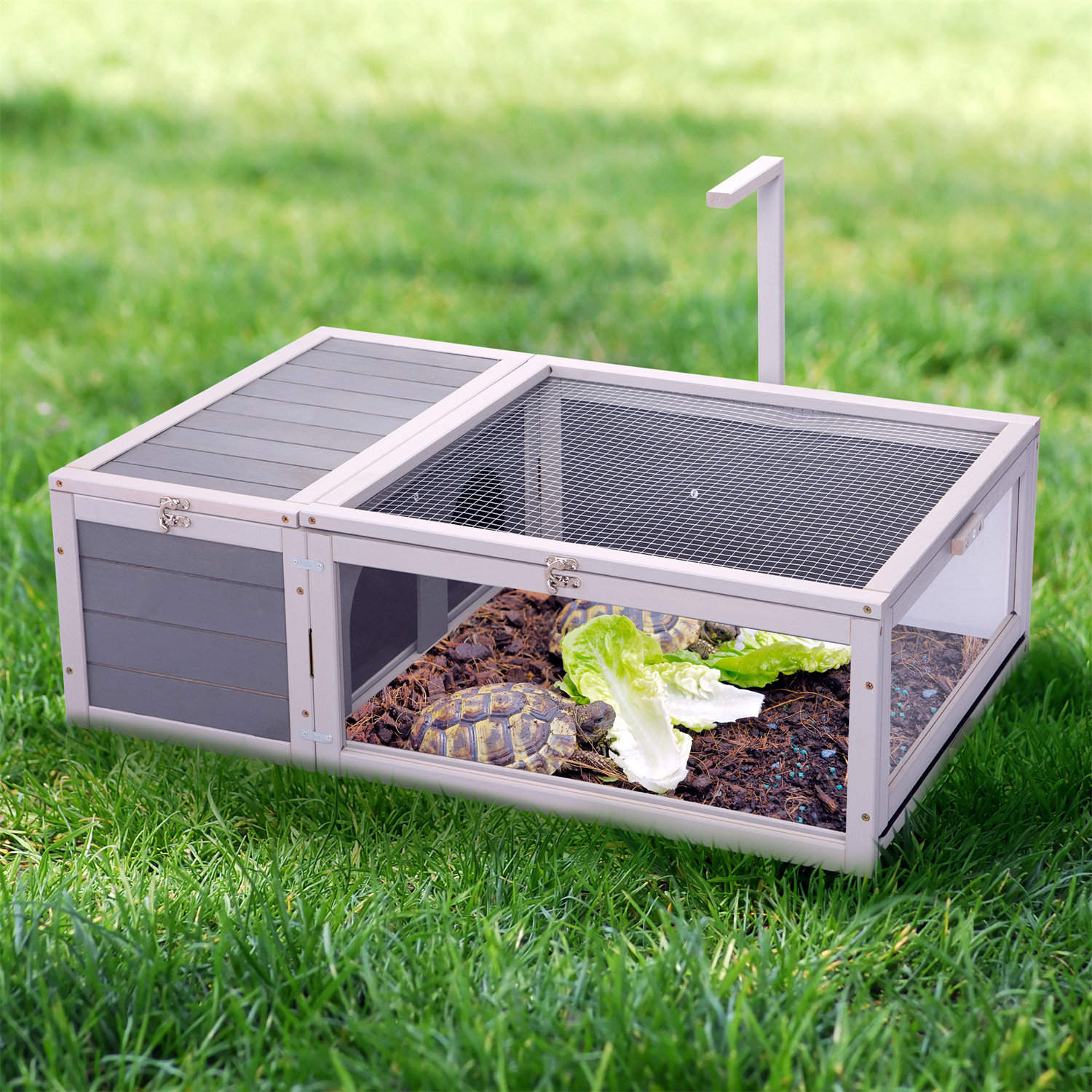 Tucker Murphy Pet™ Acrylic Turtle House--gray 