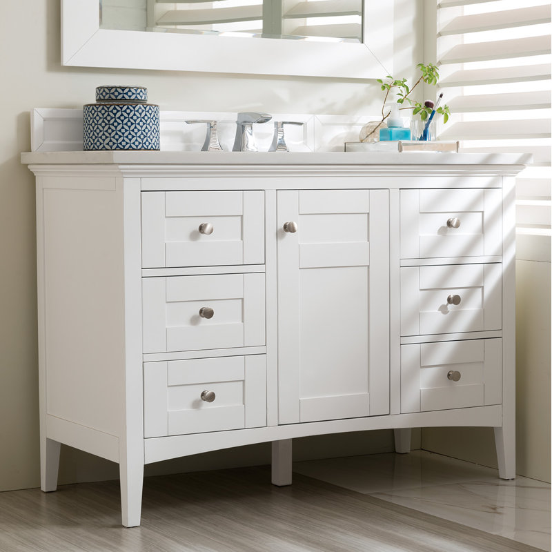 Lineberry 47'' W Single Vanity, Eternal Jasmine Pearl