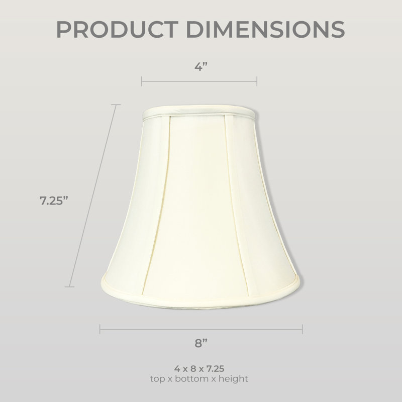 Abat-jour de base Royal Bells, 4 x 8 x 7,25, coquille d'œuf Royal Designs, Inc. BSO-704-8eg, H 7,25 po x l 8 po x P 8 po