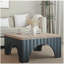 Table basse rustique carrée - Style campagne moderne