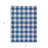 3' X 5' Navy Blue And Gray Plaid Washable Indoor Outdoor Area Rug