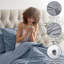 Ensemble d'édredon plissé avec draps Bed-in-a-Bag-103134064-103134072