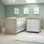 Nika 2 Piece Room Set & Underdrawer - Grey Wash and White