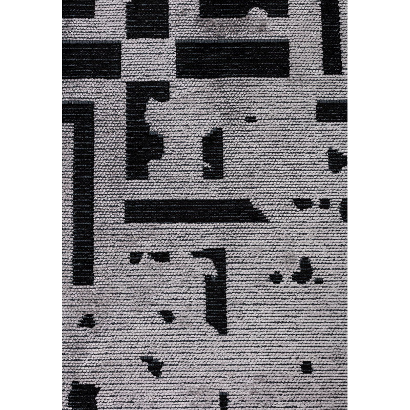 Contemporary Labyrinth Fade, Rectangle 6'7" x 8'3"