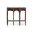39.37" Brown Rectangular Solid Wood Console Table