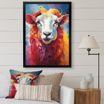 Popart Sheep Ewes I - reproduction sur toile