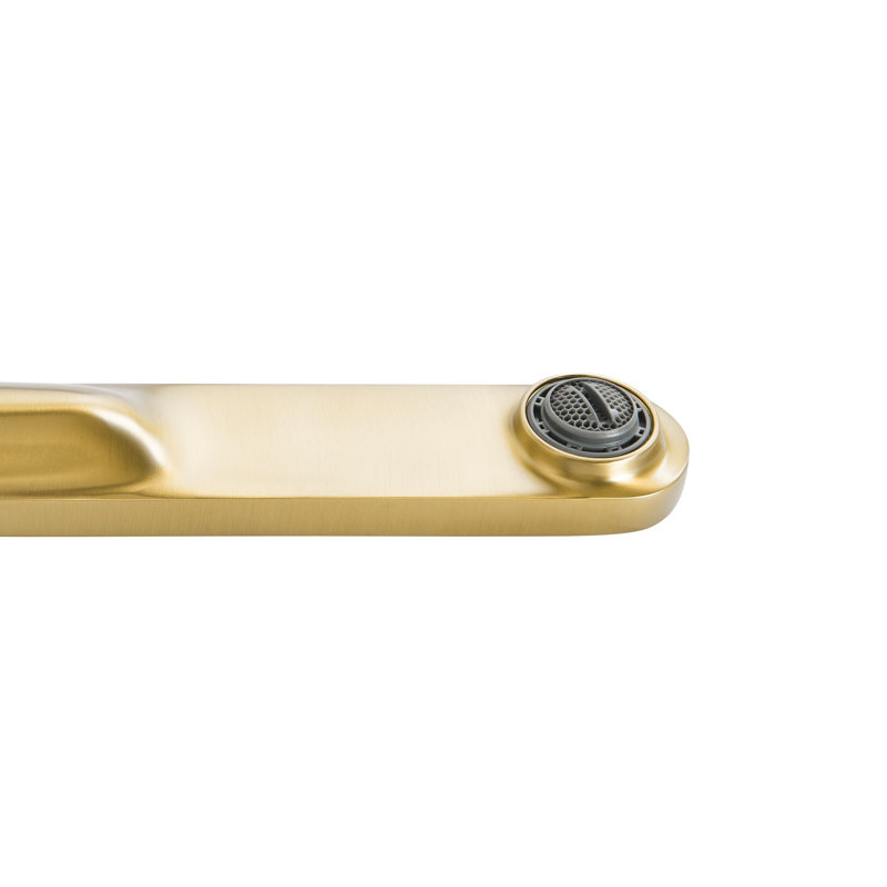 Wall Mounted Basin Mixer Tap Brass, Gold