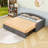 Twin Velvet Upholstered Daybed with Adjustable Pop-Up Trundle-1028976712