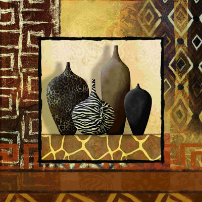 Pots à motif safari