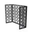 Stylish Foldable Fire Screen In Iron - Add Charm To Your Fireplace Guard Easy Use And