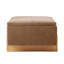 Repose-pieds avec rangement en similicuir Fashion