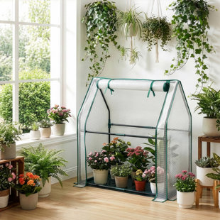 36 po x 18 po x 33 po Serre en PE avec sous-tapis en PE