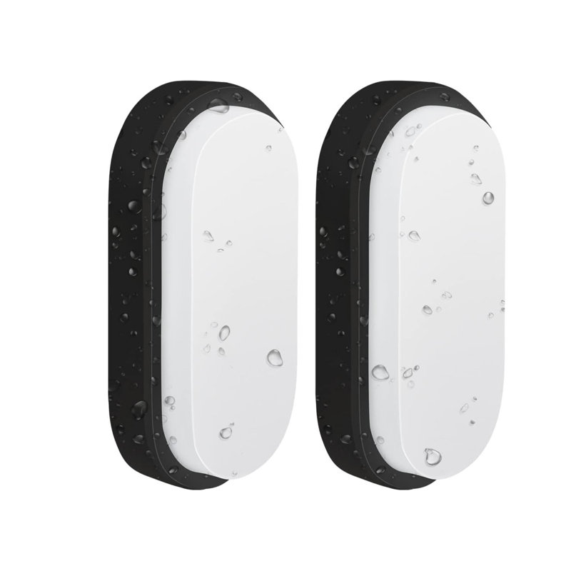 Matte Black 21cm H Outdoor Sconce