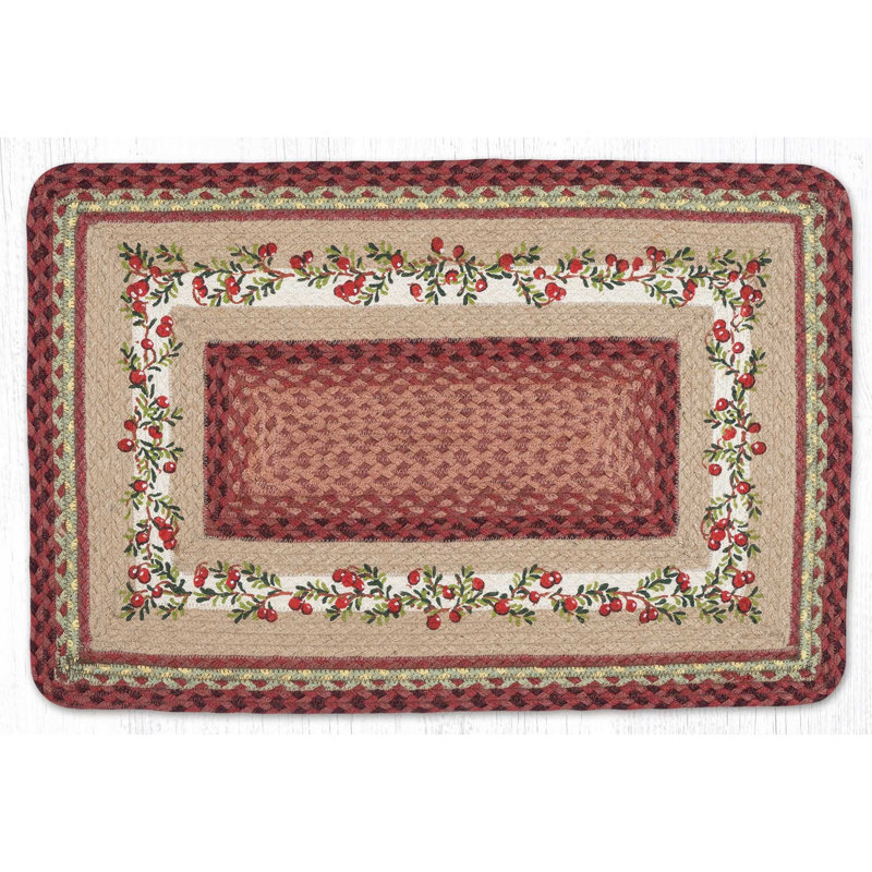  PP-390 Cranberries Oblong Patch 20"x30"