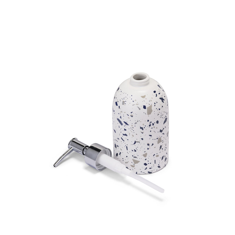 Blue Terrazzo Liquid Soap Dispenser