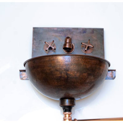 Artihand Inc " Copper Bathroom Sink
