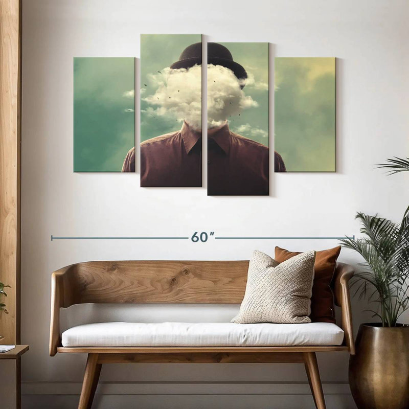 Kelan Head In The Clouds, 32" H x 52" W