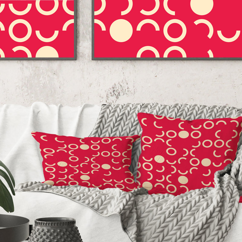 Abstract Throw Pillow