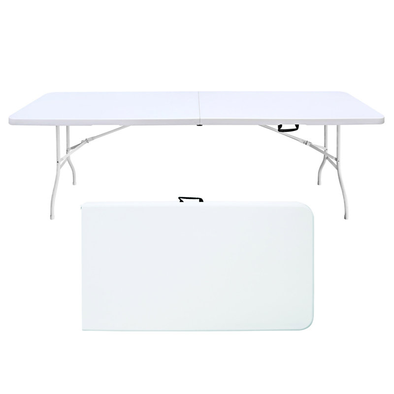 Table de camping portable pliante, Blanc