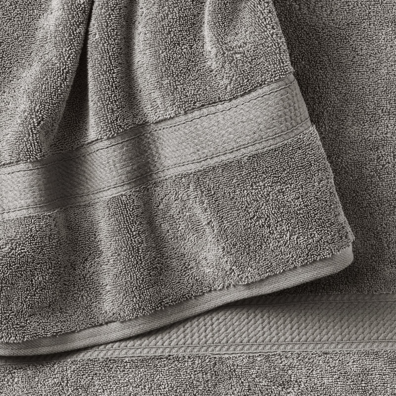 Serviette de bain en coton Payten Classic, Gris anthracite