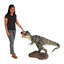 Statue de dinosaure à l’échelle tyrannosaure rex