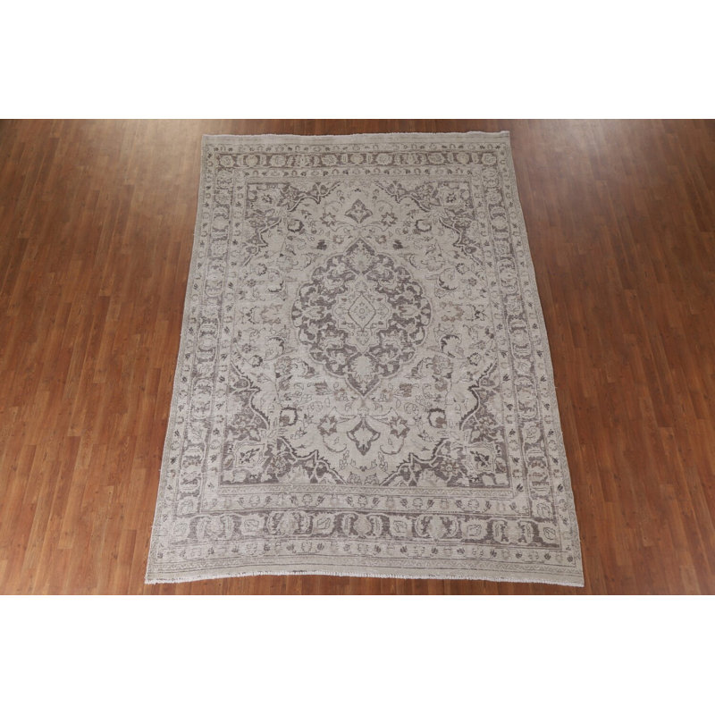 Tapis traditionnel rétro en laine 8 x 11