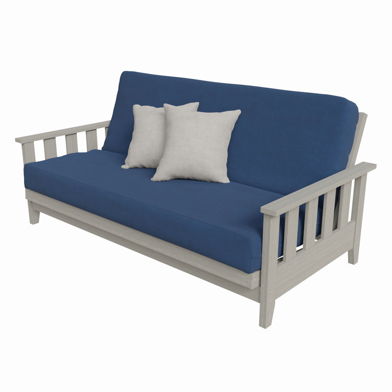 Structure de futon Ashcroft, Gris, Grand