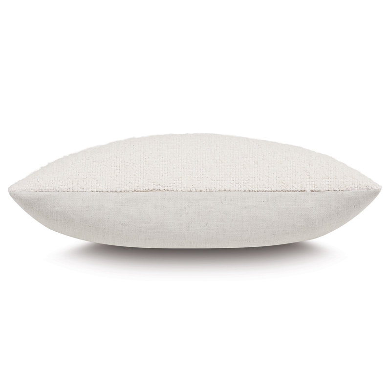 Clearview Lumbar Pillow Cover & Insert, Marl Cream
