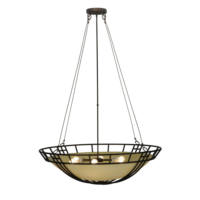 Flowing Cross 6 - Light Chandelier