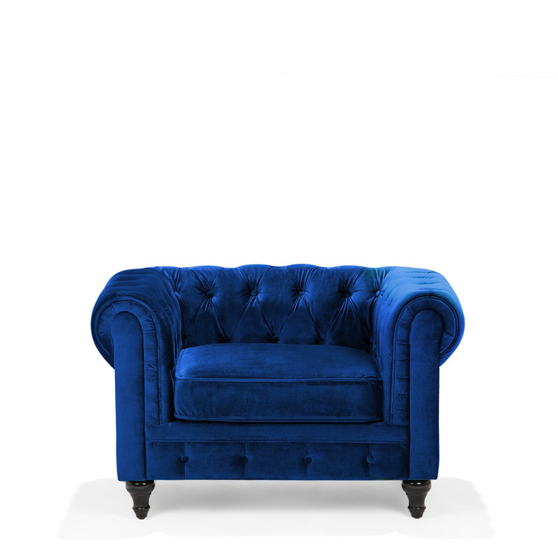 Chesterfield Chair, Blue