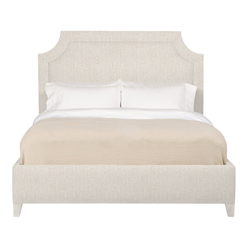 Audrey/Asher Solid Wood Bed, Instant Parchment, No, Casa Blanca