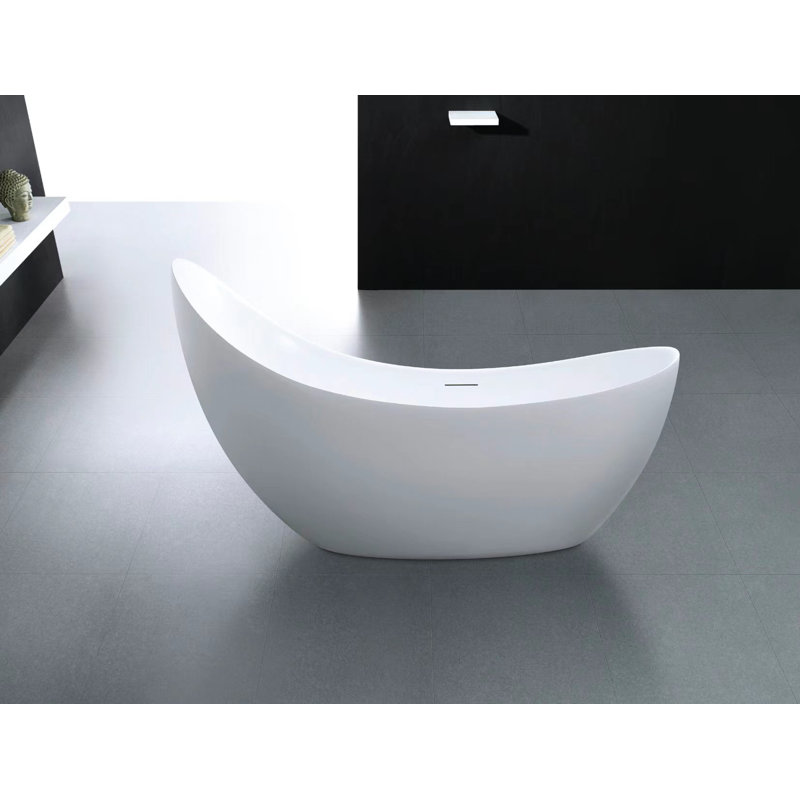 Salto 68'' x 30'' Soaking Acrylic Bathtub