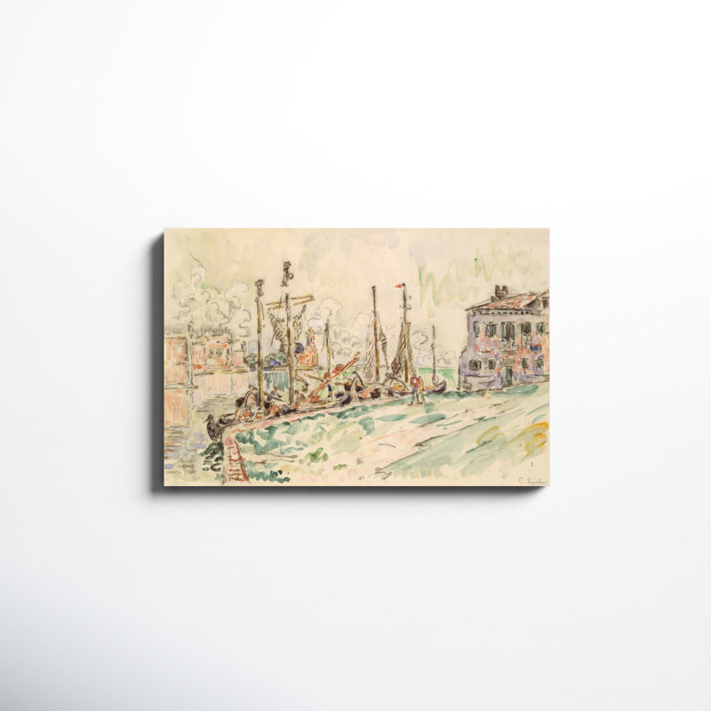 «Venice», peinture sur toile, H 20 po x l 30 po