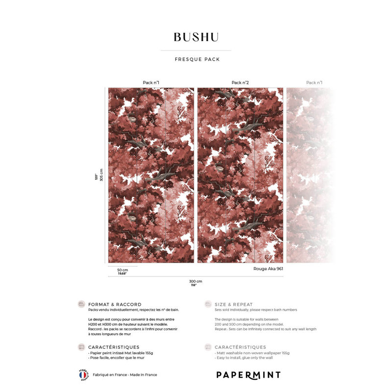 Bushu Pack 1 & 2 Ashkum, Red