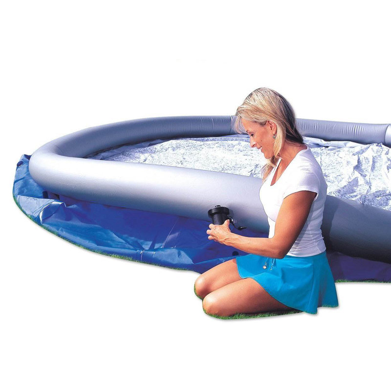 Bestway 11.3 ft Round Inflatable Above Ground Pool with Filter Pump