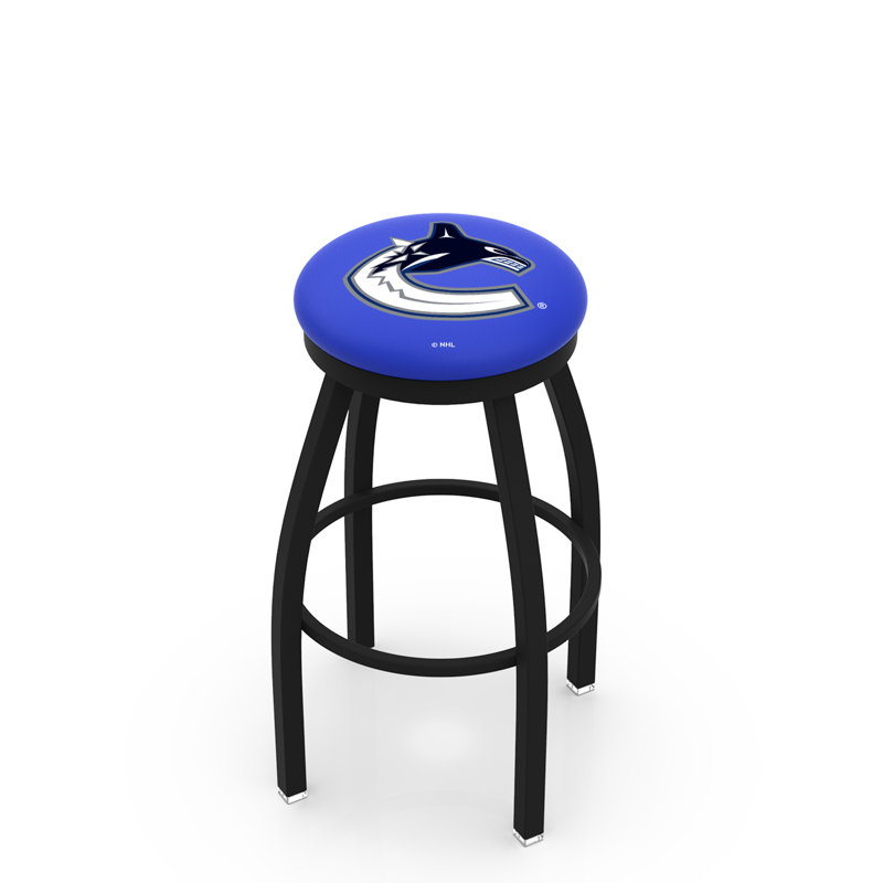 NHL Swivel Extra Tall Stool, Vancouver Canucks, Black, "Counter Stool (25" Seat Height)"