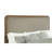 Verona Walnut Upholstered Queen Panel Bed