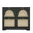 Mid - Century Style Freestanding Shoe Cabinet with Four Flip Drawers, Featuring Hooks for Enhanced Functionality-53476829