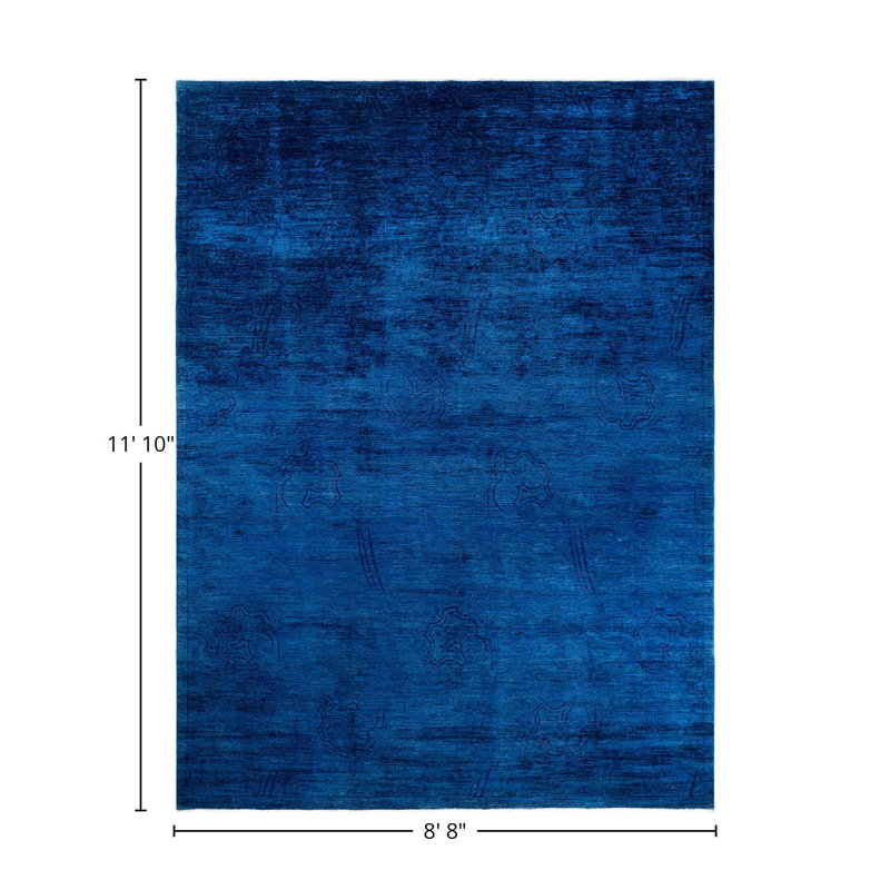 Zakari One-of-a-Kind 8' 8" X 11' 10" Hand Knotted Area Rug