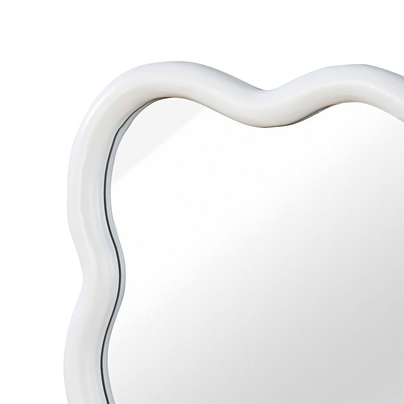 Miroir décoratif rectangulaire, 30,01 po x 20,01 po, Blanc