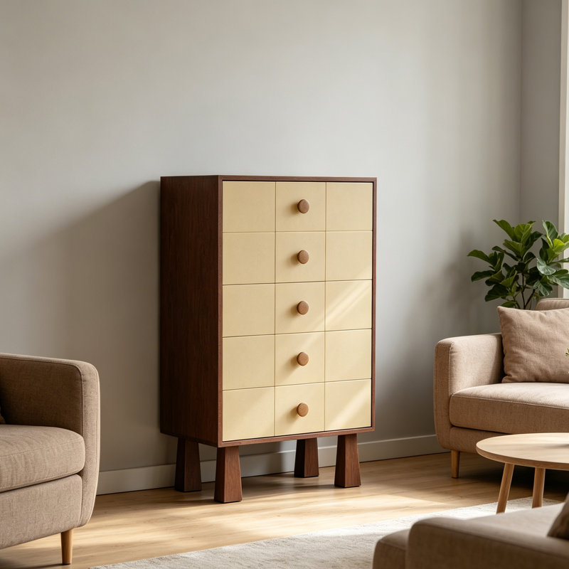 Commode d'appoint de style médiéval français