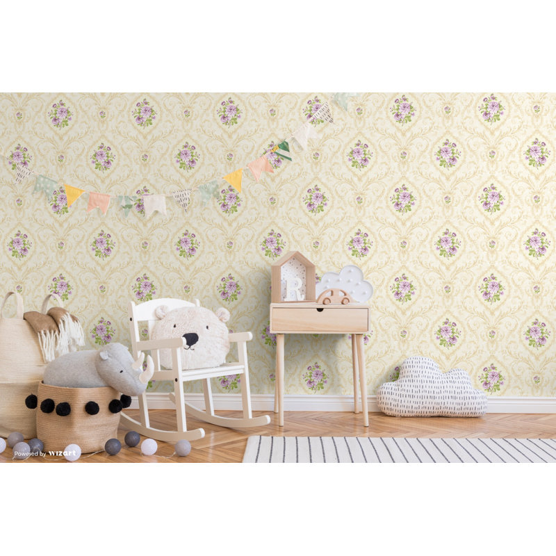 Melandra 10m x 53cm Wallpaper Roll, Purple