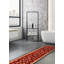 Tapis unique rouge foncé 2 pi 7 po x 14 pi 5 po
