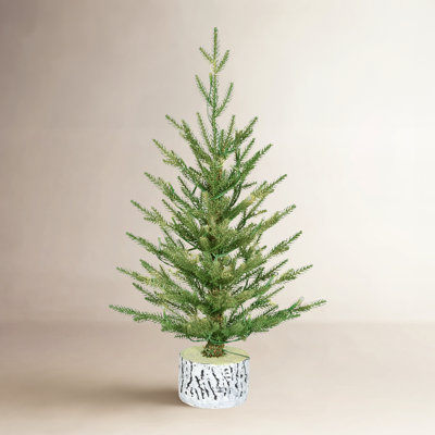 Potted 2' Pre-Lit Fir Christmas Tree