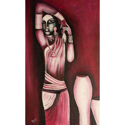 Passion Of Lady | Acrylic On Canvas | By Bharati Darshan Bhat